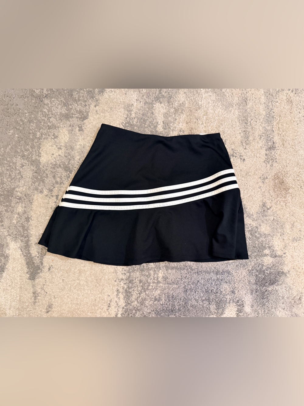 Adidas Black Mini Skirt with built in shorts